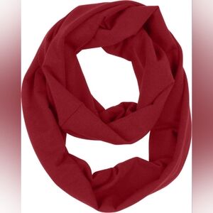 Kiya Tomlin Chic Red Loop Scarf